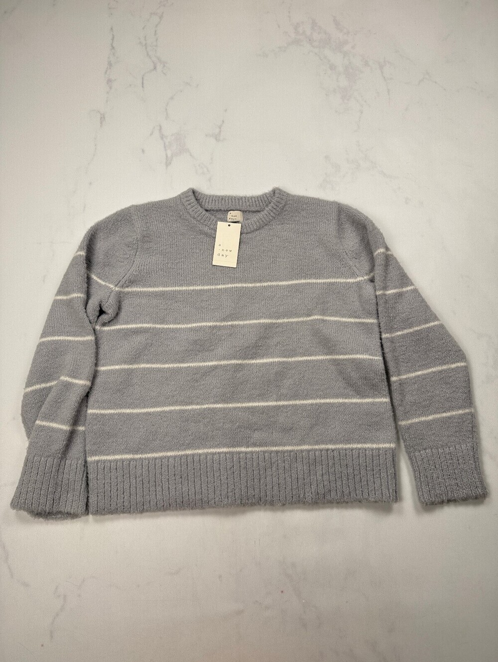 A New Day Sweater Gray Modern Classic Style - Womens S